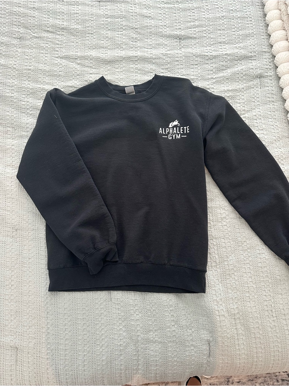 Alphalete OG Black Crewneck Sweatshirt